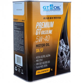 Масло GT OIL Premium Gasoline SAE 5W-40 API SN/CF