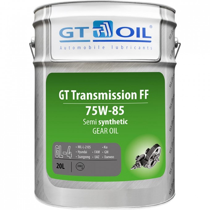 Масло GT OIL Transmission FF SAE 75W-85 API GL-4 8809059407653