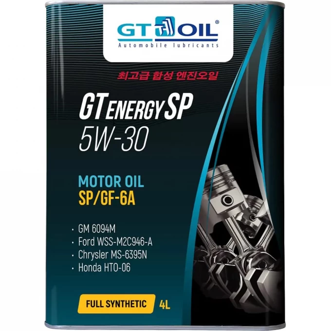 GT OIL GT Energy SP, SAE 5W30, API SP/SP-RC 8809059409152. Купить Автомобильные масла на Официальном Сайте Маркетплейсе GT OIL в России.